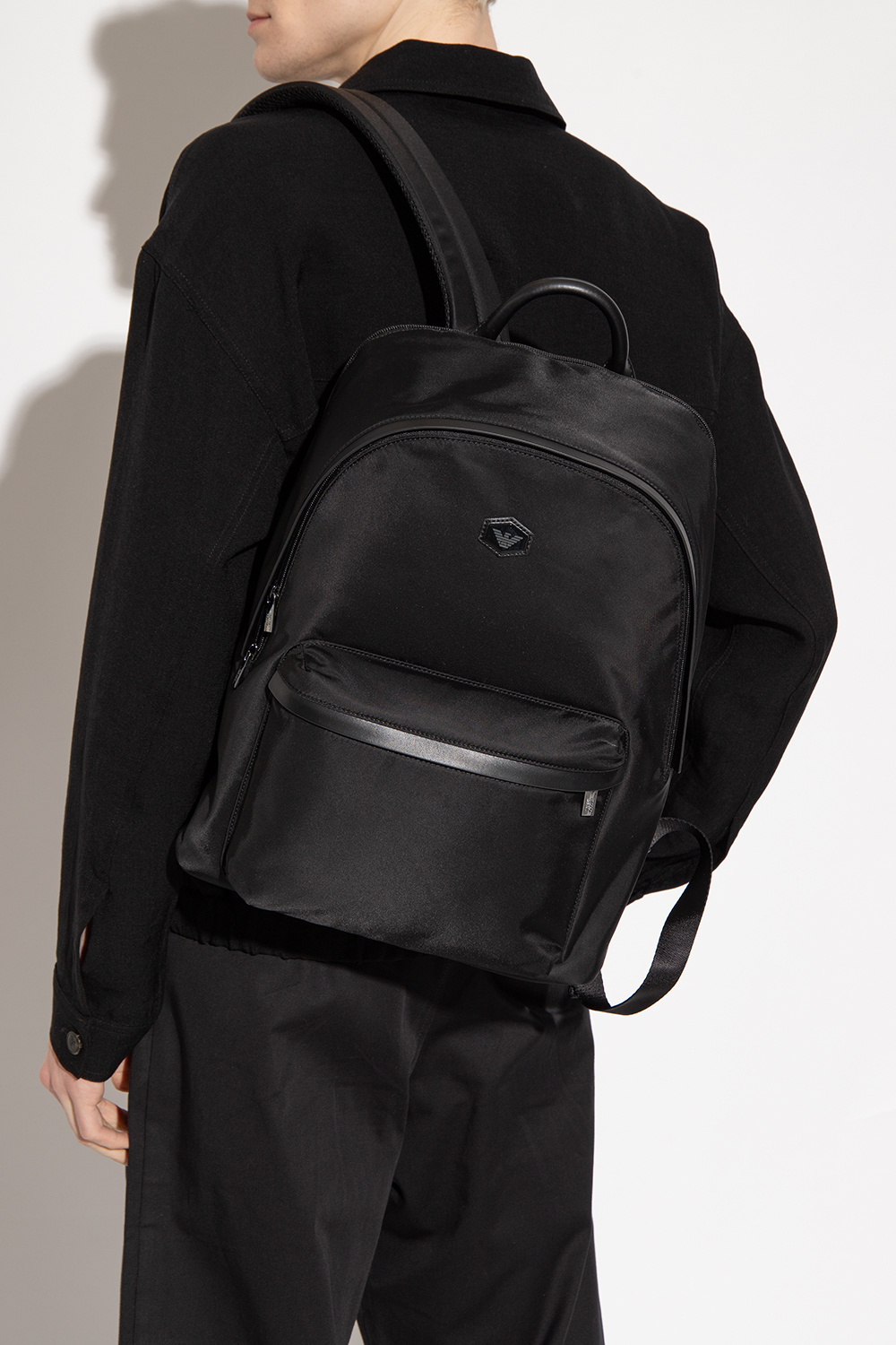 Emporio jacket armani Backpack with logo