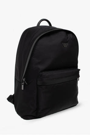 Emporio armani button Backpack with logo