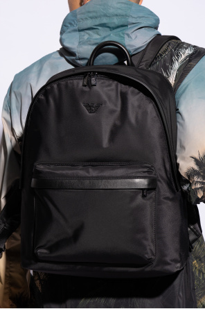 ‘sustainability’ collection backpack od Emporio Armani