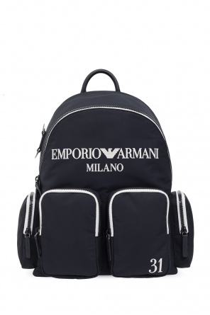 Emporio Armani padded colour block jacket