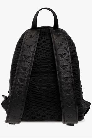 Emporio midi armani Embossed leather backpack