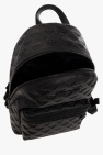 Emporio Armani BLACK Embossed leather backpack