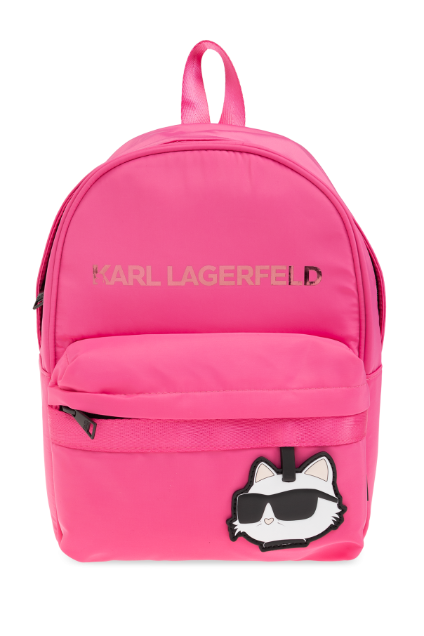 Backpack with logo od Karl Lagerfeld Kids