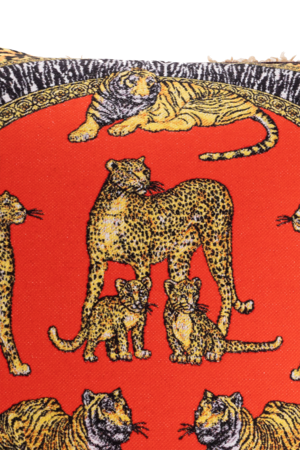 Versace Home Wollkissen mit Aufdruck "Wild Cats"