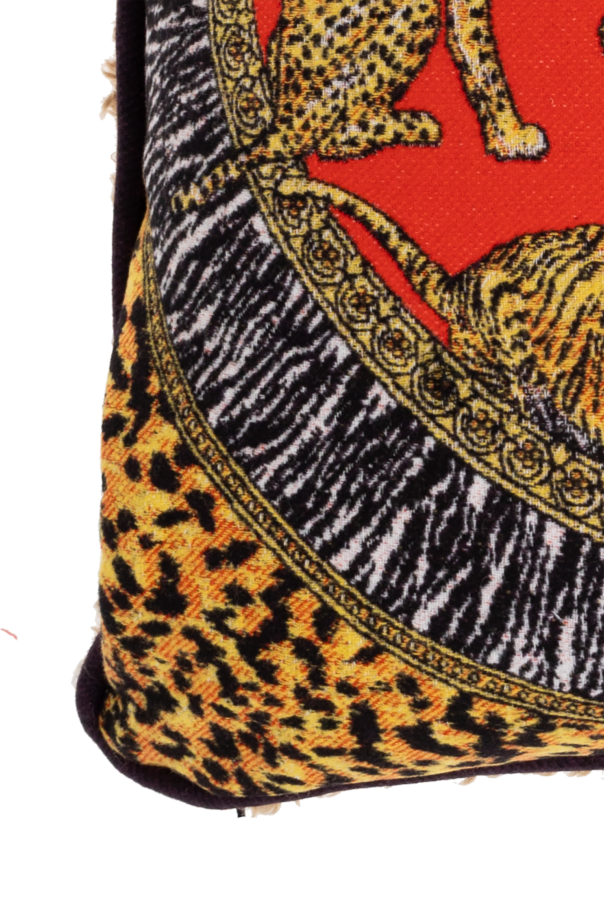 Versace Home Wollkissen mit Aufdruck "Wild Cats"