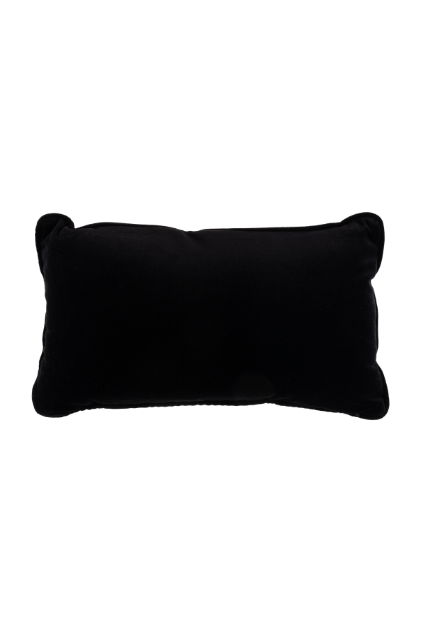 Versace Home Kissen mit einer Applikation in Form des Kopfes der Medusa