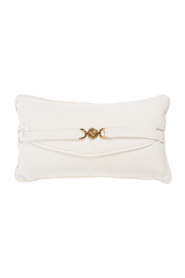 Versace Home Kissen mit Applikation in Form des Kopfes von Medusa