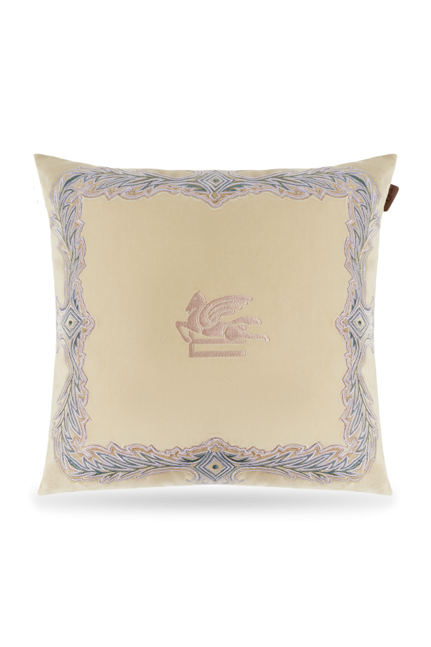 Pillow with logo od Etro Home