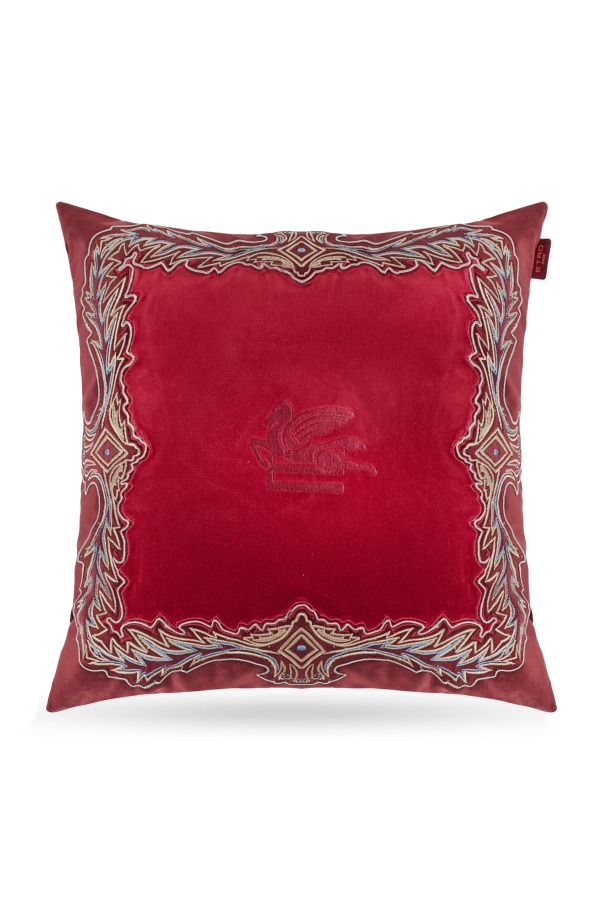 Pillow with logo od Etro Home