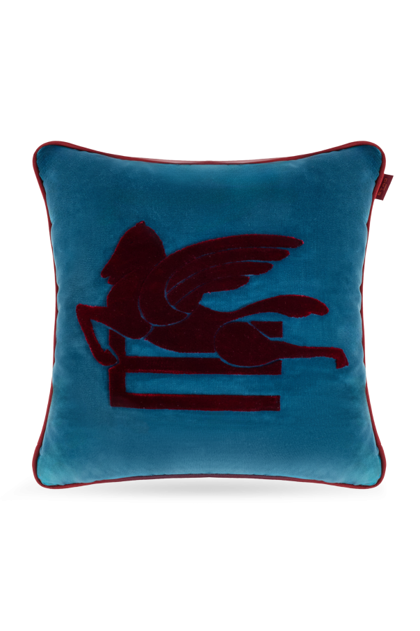 Cushion with logo od Etro Home