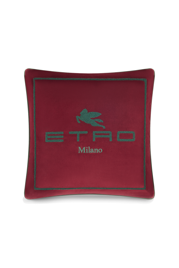 Pillow with logo od Etro Home