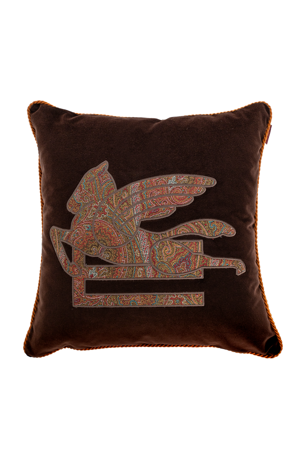 Cushion with logo od Etro Home