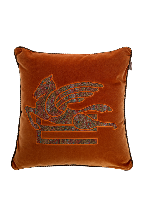 Cushion with logo od Etro Home
