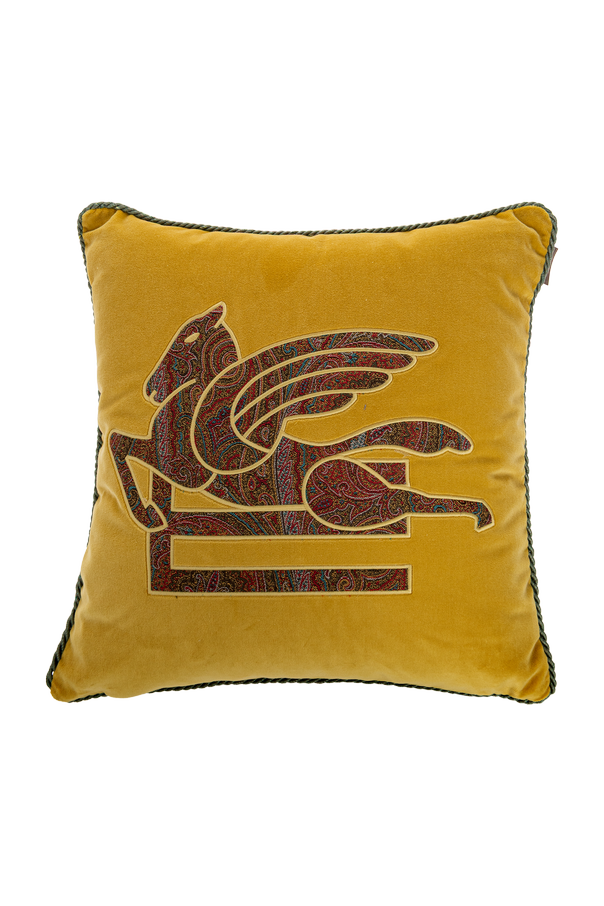Cushion with logo od Etro Home