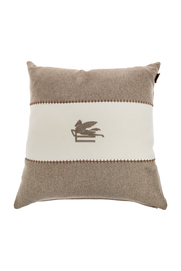 Pillow with logo od Etro Home
