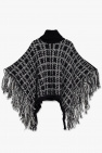 Red Valentino Fringed poncho