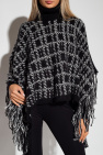 Red Valentino Fringed poncho