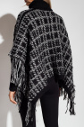 Red Valentino Fringed poncho