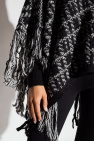 Red Valentino Fringed poncho