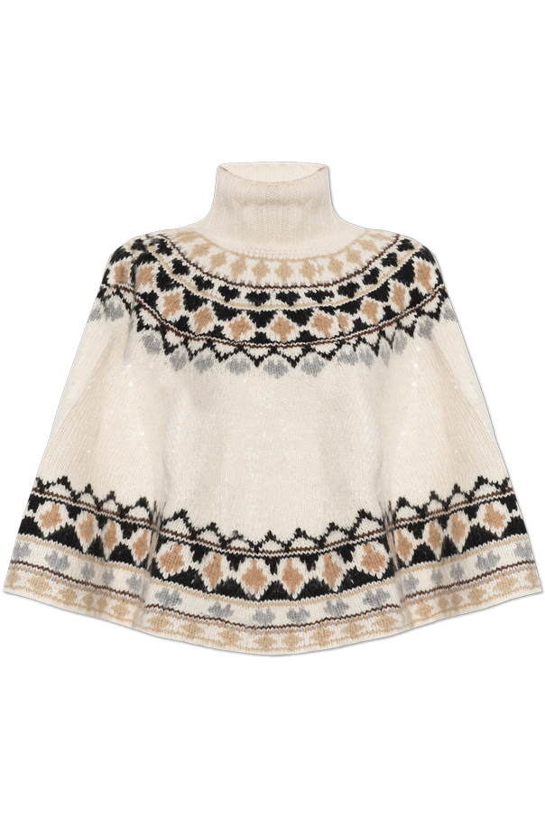 Patterned poncho ‘Verst’ od Munthe