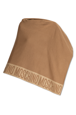 Poncho with logo od Moschino