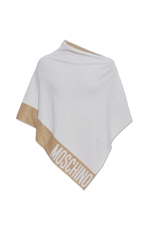Poncho with metallic thread od Moschino