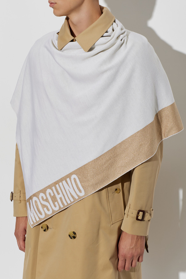 Moschino Poncho with Lurex Thread