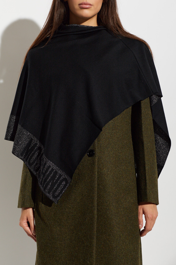 Moschino Poncho with Lurex Thread