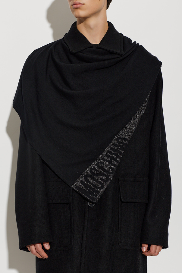 Moschino Poncho with Lurex Thread