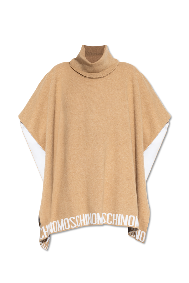 Moschino Poncho with logo