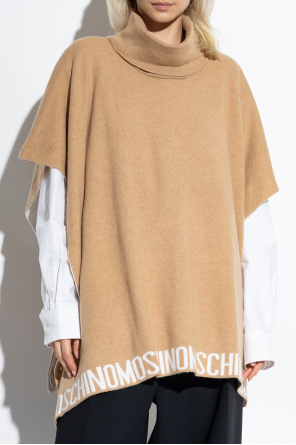 Moschino Poncho with logo