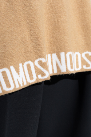 Moschino Ponczo z logo