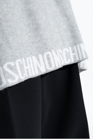 Moschino Poncho with Logo