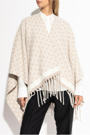 FERRAGAMO Poncho with monogram