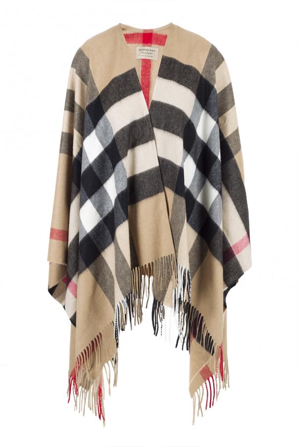 poncho burberry