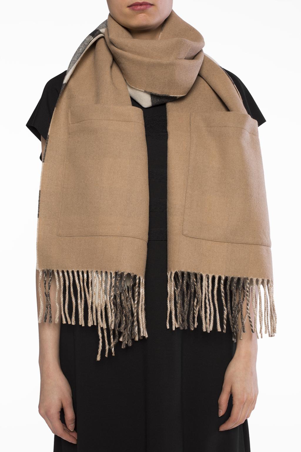 burberry scarf with pockets
