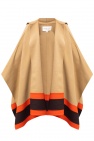 Michael Kors beige Hooded poncho
