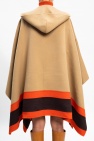 Michael Kors beige Hooded poncho