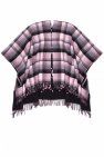 Gucci Checked wool poncho