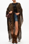 Saint Laurent Patterned poncho