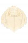Saint Laurent cream Wool poncho