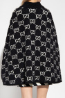 Gucci BLACK Poncho with monogram