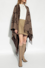 Gucci BROWN Reversible cashmere poncho