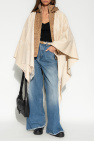 Gucci cream Cashmere poncho
