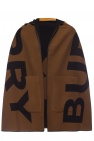 Burberry Logo-embroidered poncho