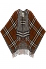 Burberry MULTICOLOUR Fringed wool poncho