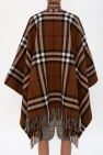 Burberry MULTICOLOUR Fringed wool poncho