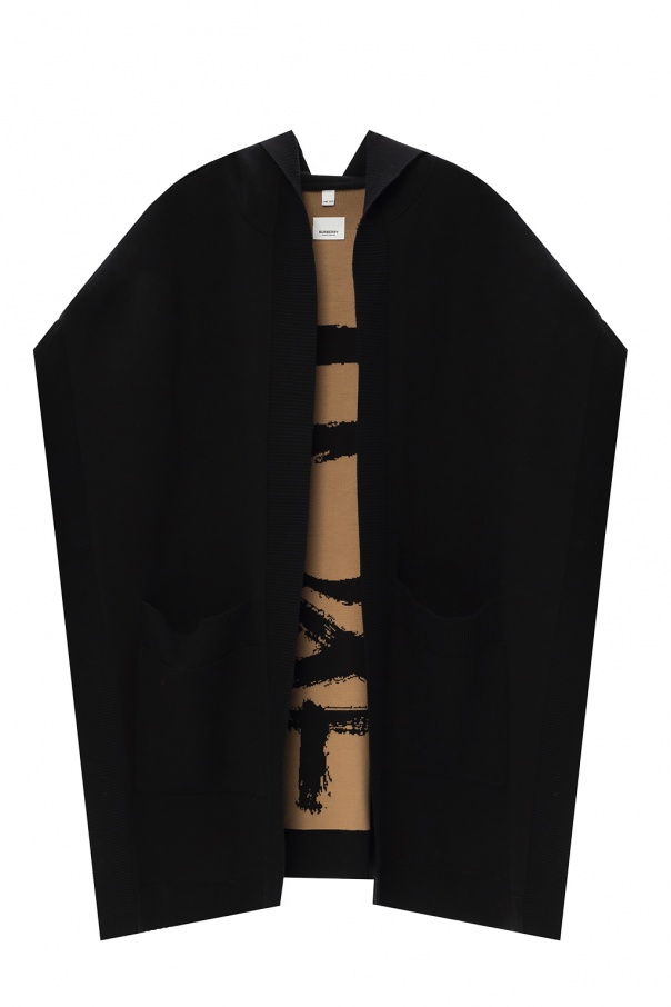 Burberry Hooded poncho