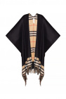 Burberry BLACK Wool & cashmere poncho