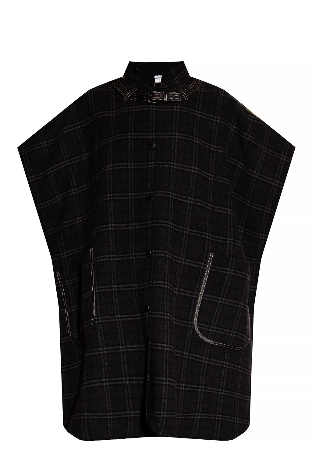 Burberry Checked poncho